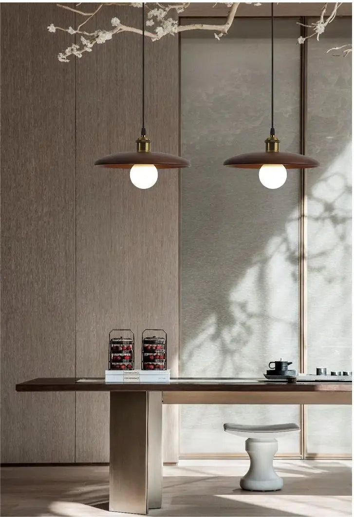 LumiCrest fa mennyezeti lámpa | modern kézműves elegancia