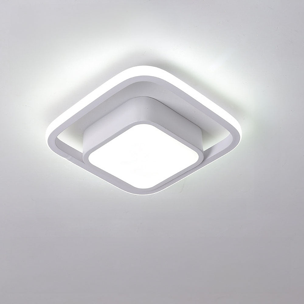Dobbel Ring LED Taklampe | Minimalistisk Design for Moderne Rom