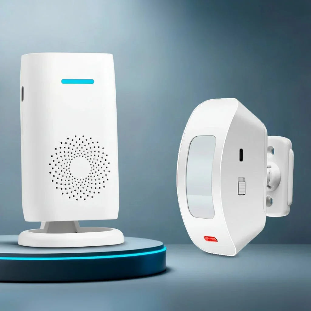 RINGSENSE Trådlös Dörrklocka med PIR Rörelsesensor för Förbättrad Säkerhet