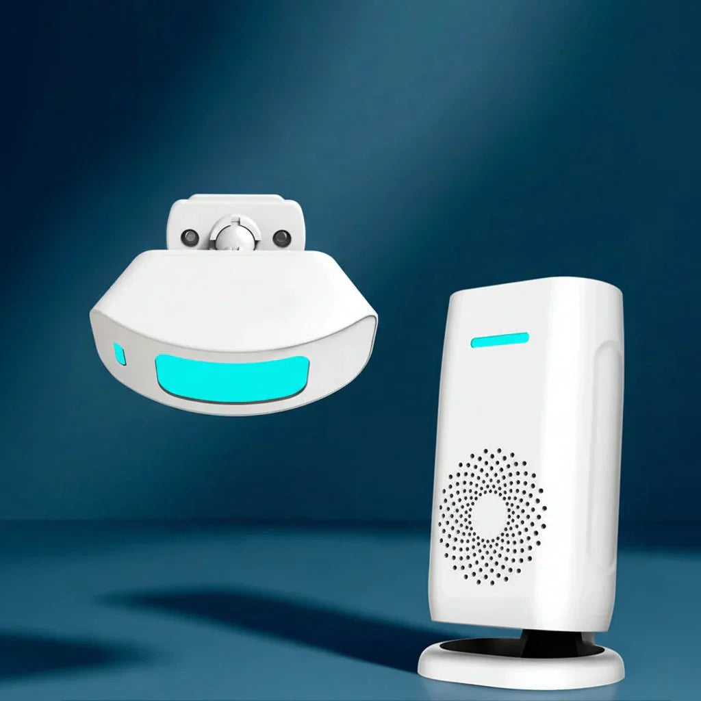 RINGSENSE Trådlös Dörrklocka med PIR Rörelsesensor för Förbättrad Säkerhet