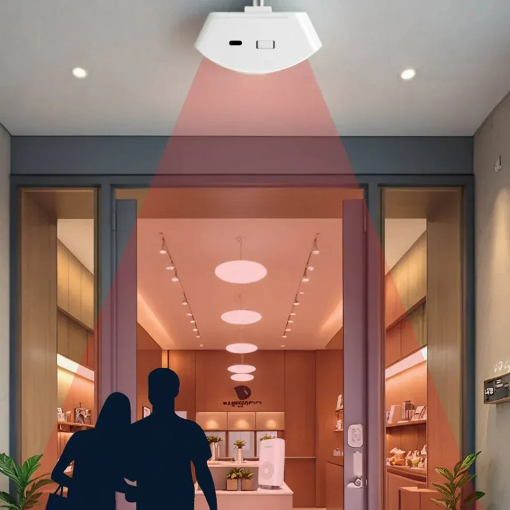 RINGSENSE Trådlös Dörrklocka med PIR Rörelsesensor för Förbättrad Säkerhet