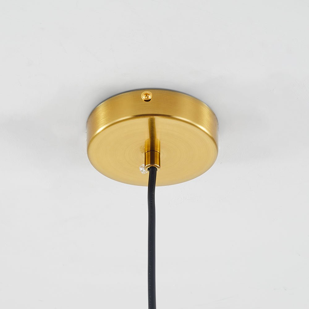 12-Inch Pendant Light With Dual Glass Globe Fixture