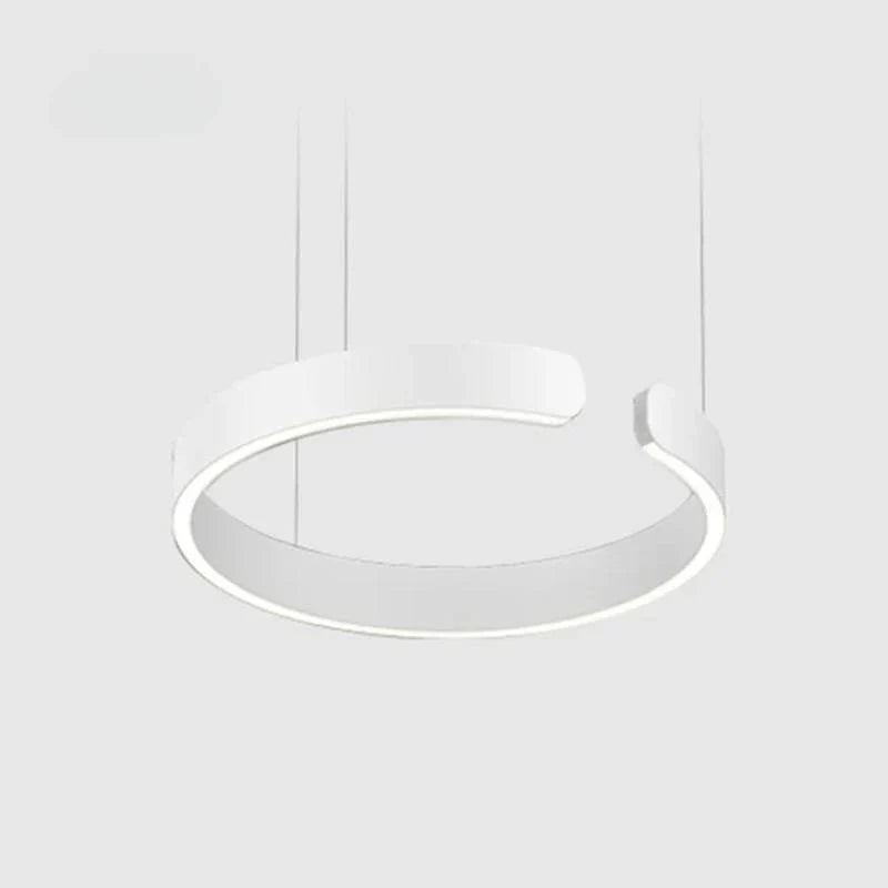 Lumera Dual-Ring LED Pendant Light — Sleek Floating Silhouette | Orntli
