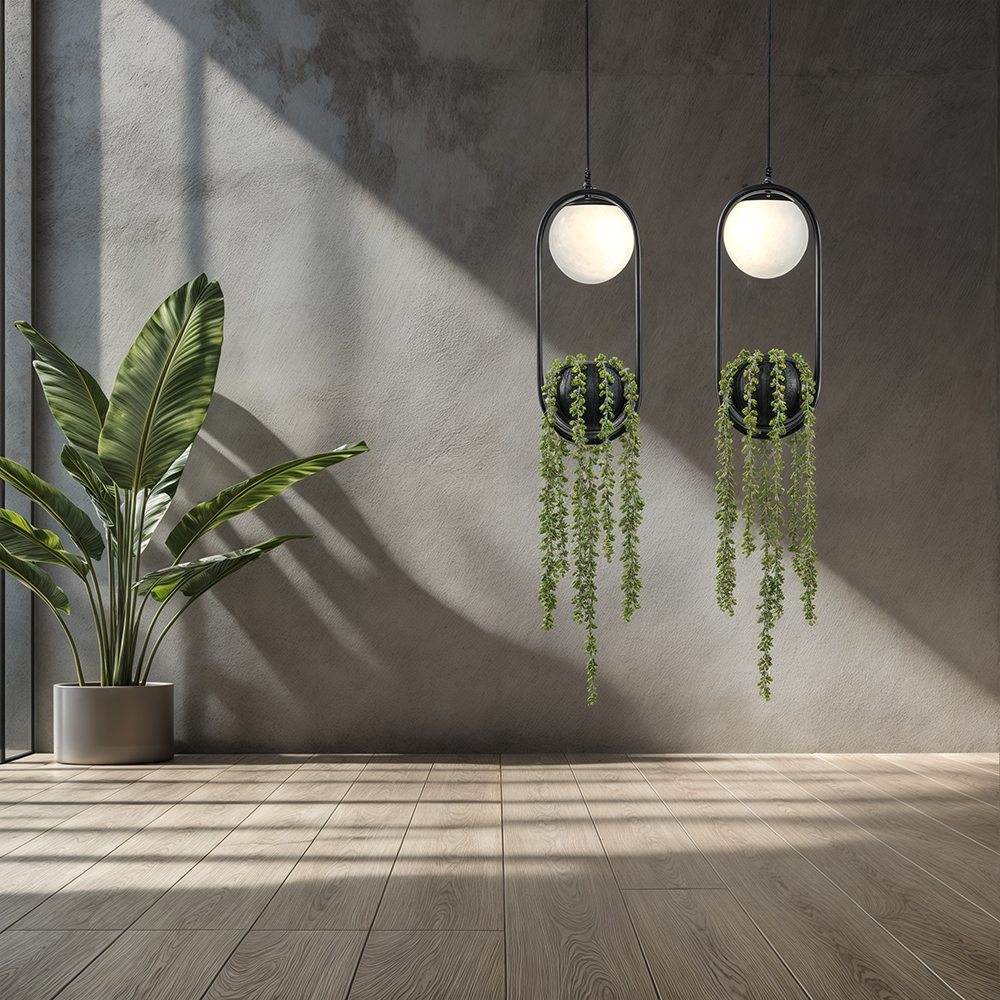 VerdiGlow Planter Wall Light for Indoor Greenery Display