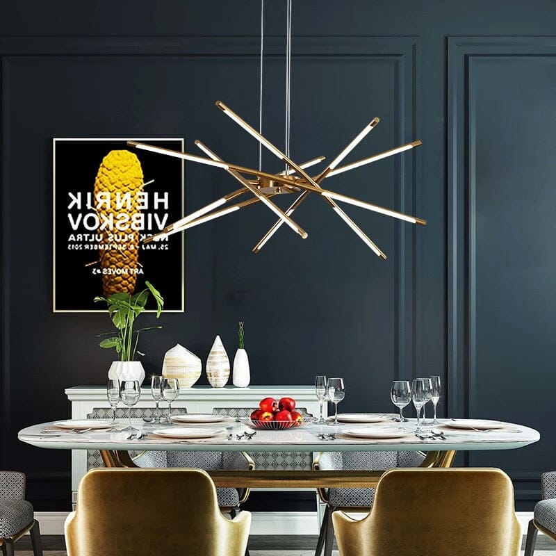 Lustre en fer angulaire Nexa Elite Éclairage