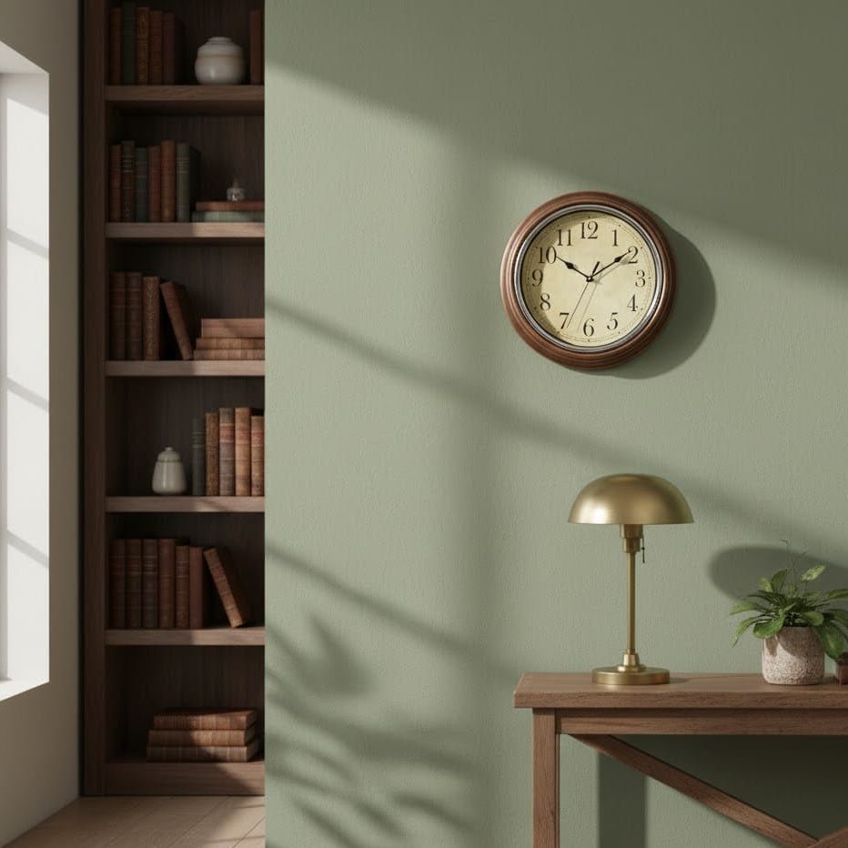 Lumina veggklokke med stille sveipemekanisme Tidløs eleganse for ethvert rom