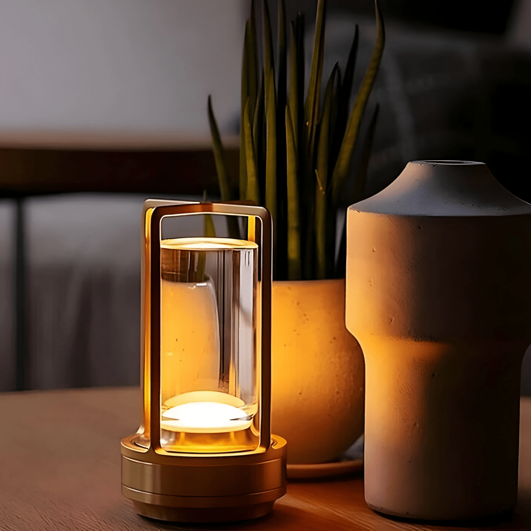 NovaBeam vanntett bærbar LED-bordlampe for innendørs og utendørs bruk