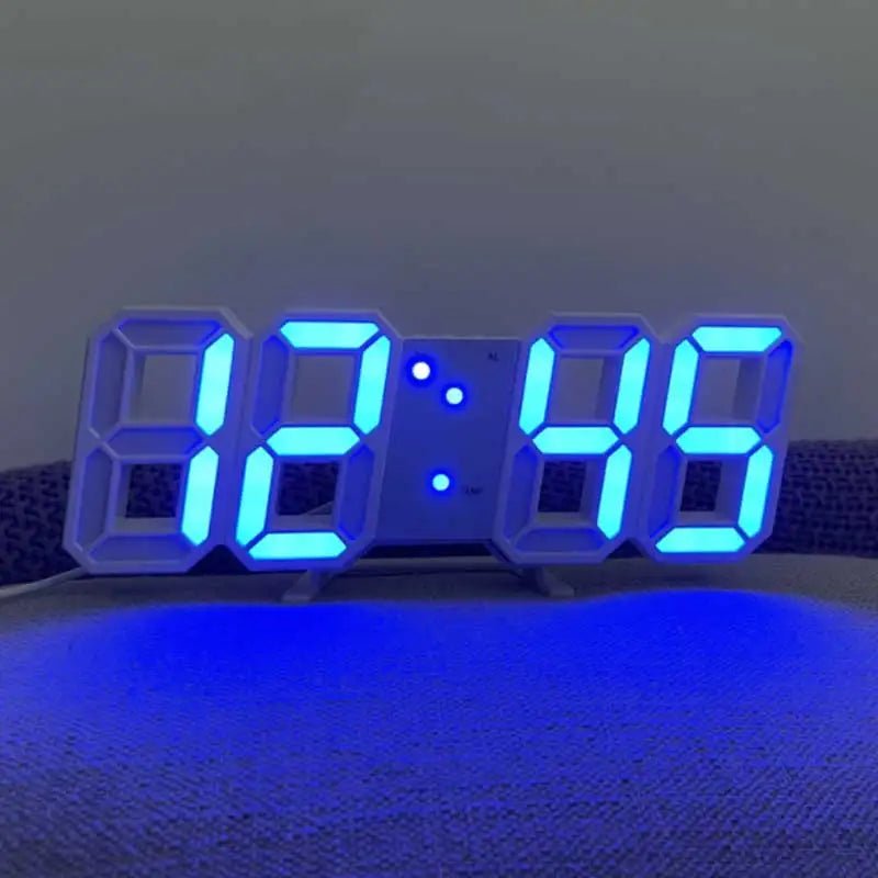 LumenNova 3D digitální hodiny se světlem, hlasovým ovládáním a tichým budíkem pro milovníky technologií