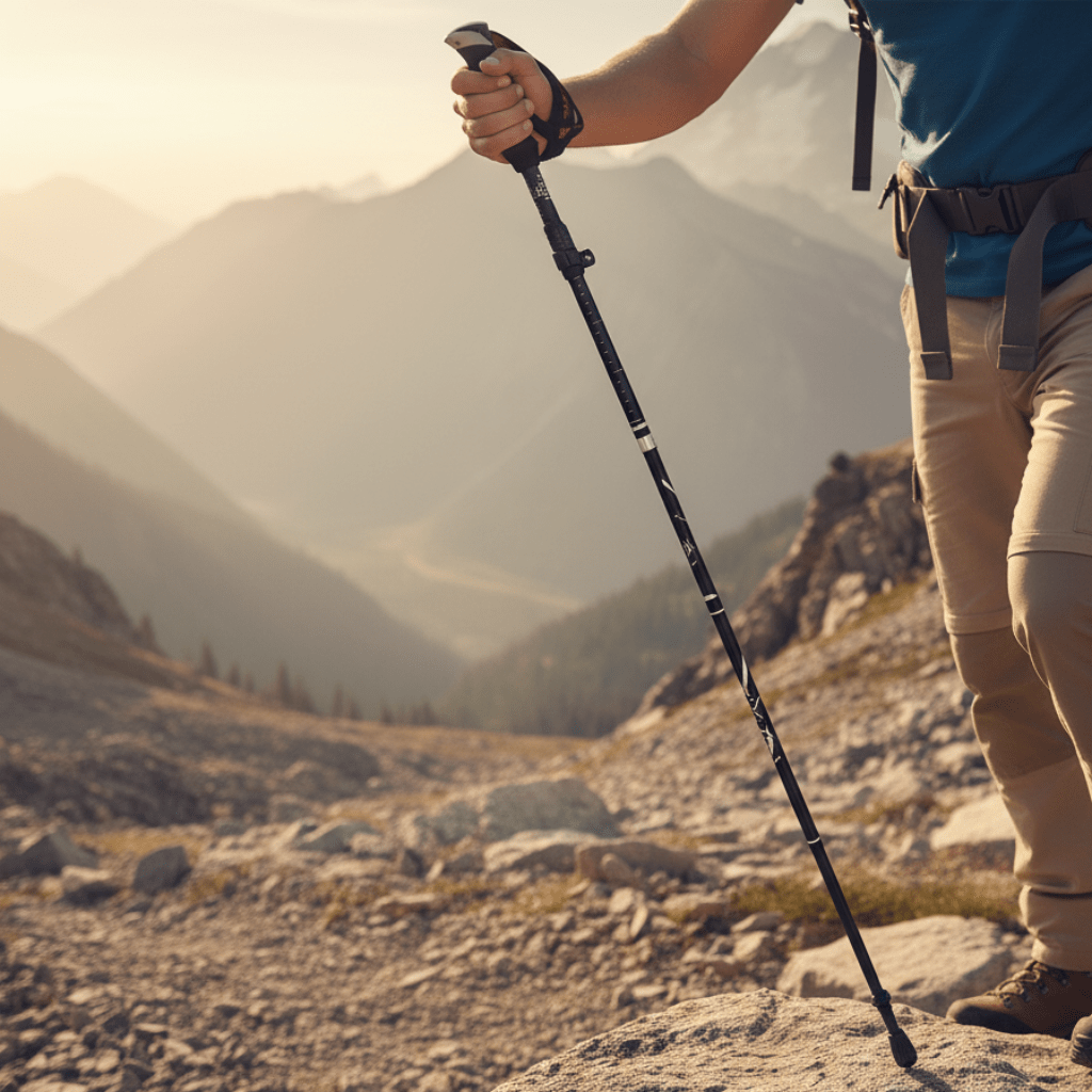 SummitPath justerbare vandrestaver med ergonomisk sklisikkert håndtak for turgåere