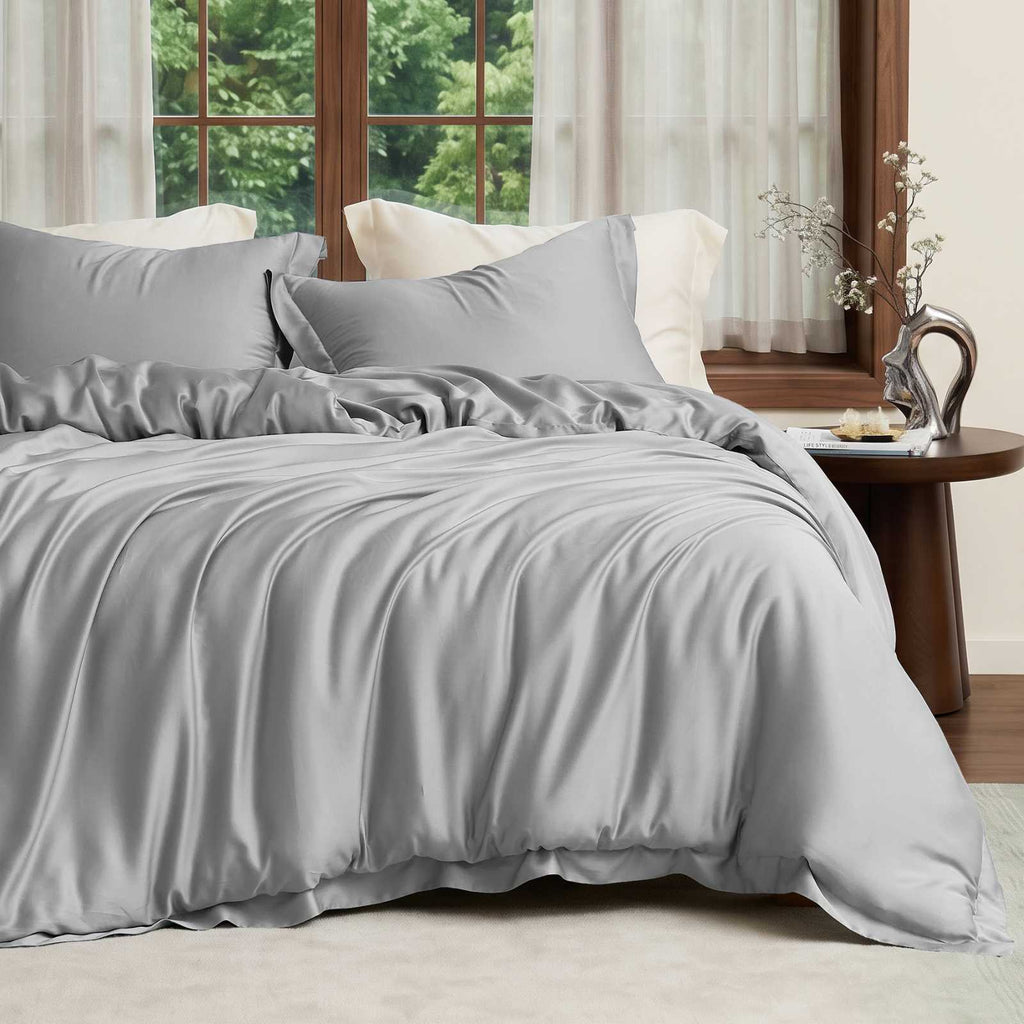 Eco-Friendly Tencel Duvet Cover Set with Cooling Technology | Lightweight & Moisture-Wicking for Comfortable Sleep 5