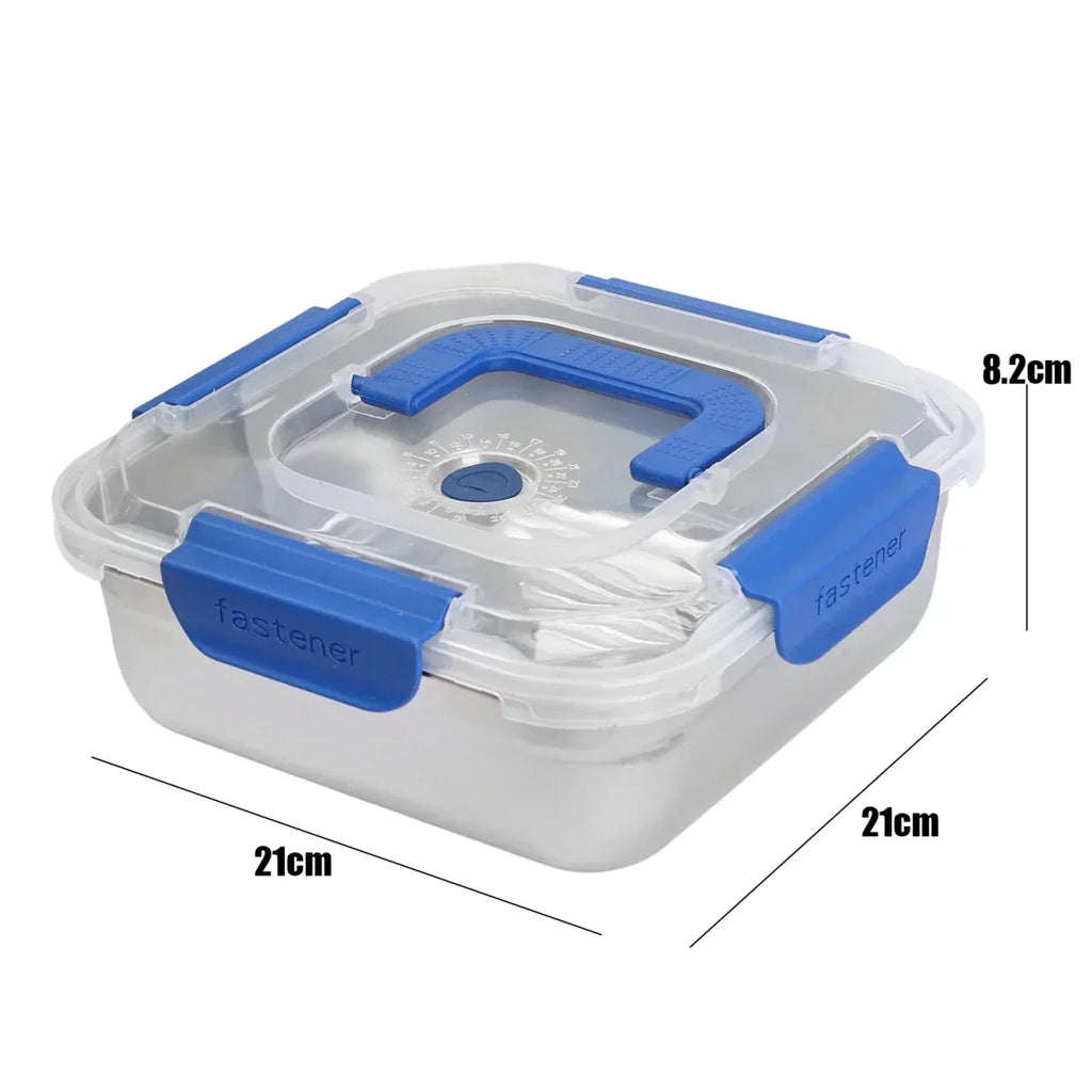 קופסת אוכל מפלדת אל-חלד FRESHBOX לארוחות טריות ואטומות נזילות