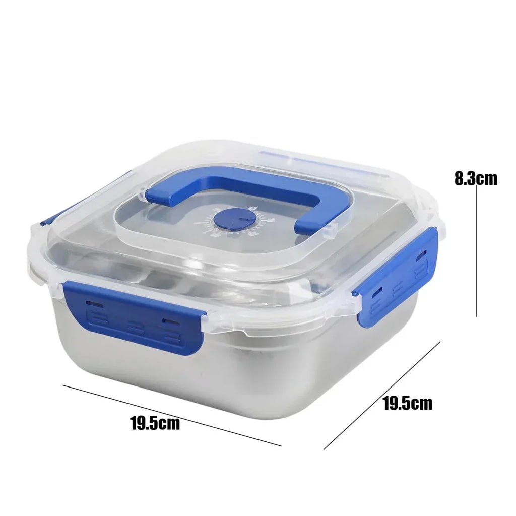 קופסת אוכל מפלדת אל-חלד FRESHBOX לארוחות טריות ואטומות נזילות