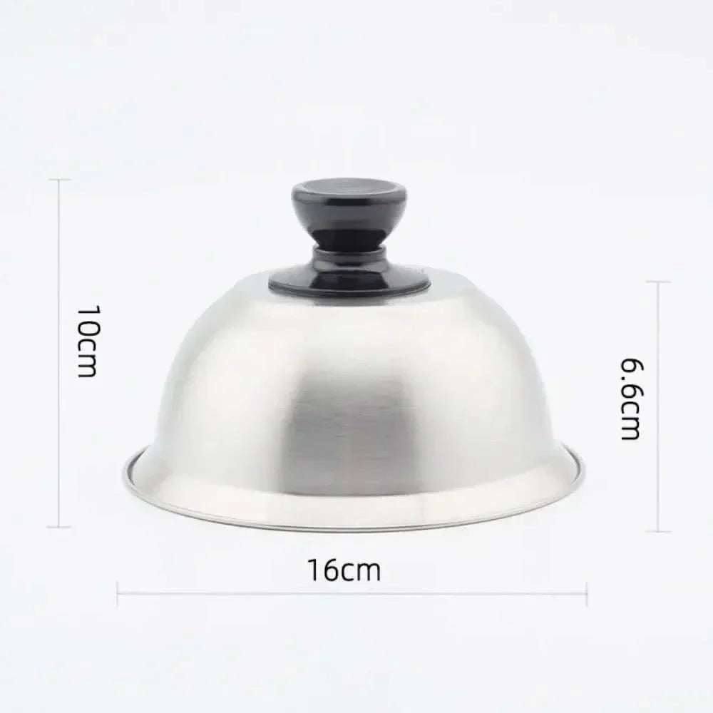 AeroCook Stainless Steel Lid For Even Cooking And Melting Cheese For Home Cooks