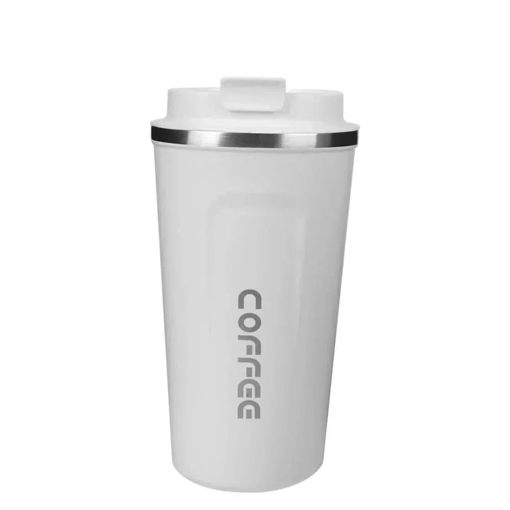 VoyageMate szivárgásmentes rozsdamentes acél termoszbögre kávéhoz és teához, 380 ml/510 ml
