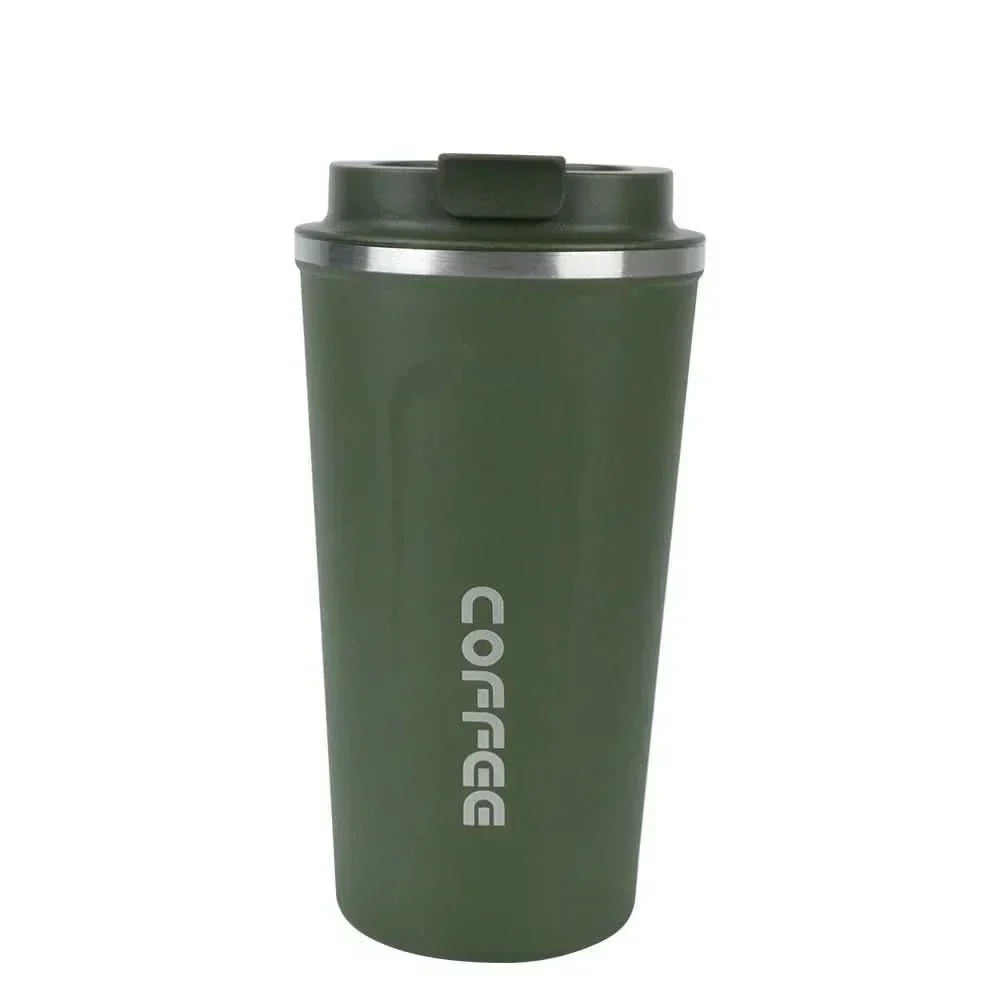 VoyageMate szivárgásmentes rozsdamentes acél termoszbögre kávéhoz és teához, 380 ml/510 ml