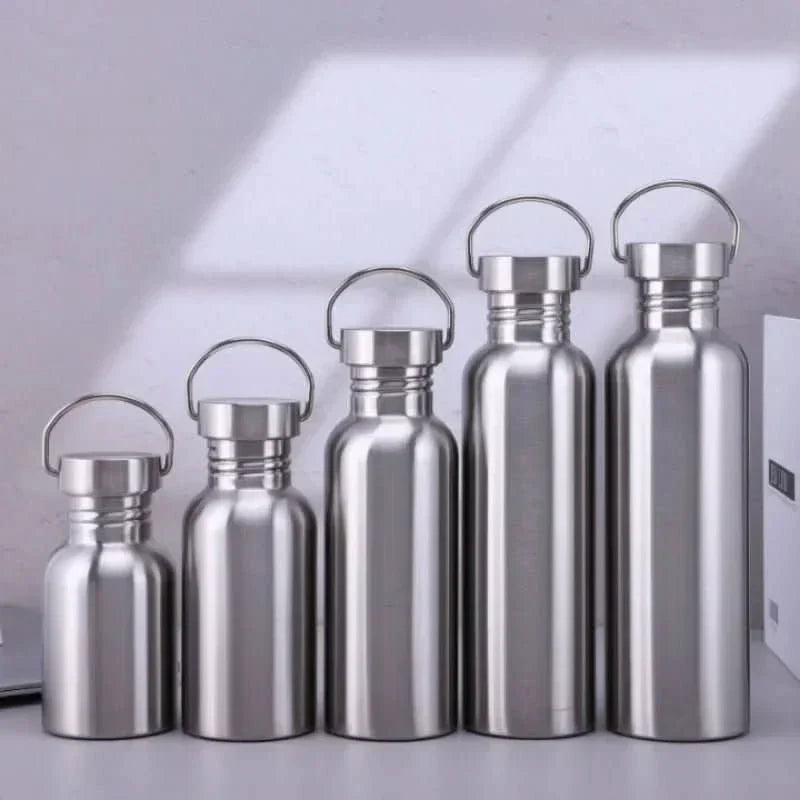 AeroGuard Rustfri Stål Vannflaske 1000ml Holdbar Lettvekt for Sport
