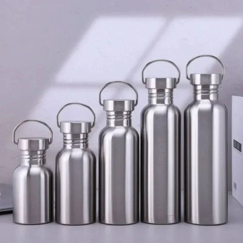 AeroGuard Edelstahl-Wasserflasche 1000ml Langlebig Leicht Für Sport