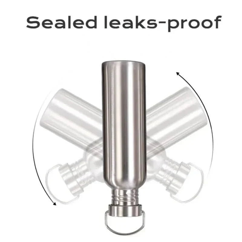 AeroGuard Rustfri Stål Vannflaske 1000ml Holdbar Lettvekt for Sport