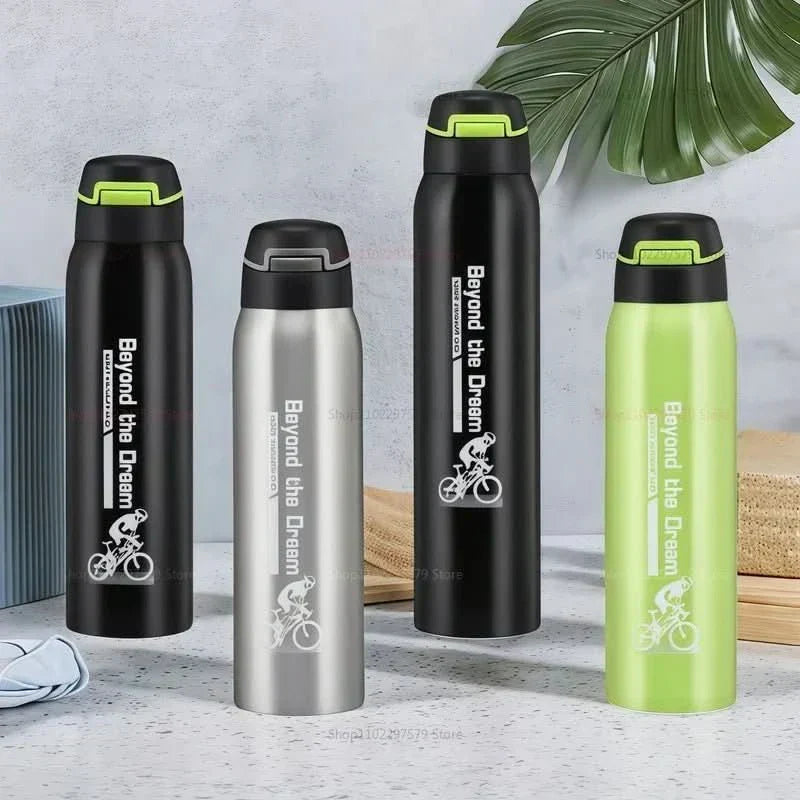 PeakCore vákuumos rozsdamentes acél kulacs 500 ml, dupla falú, szivárgásmentes, kültéri használatra