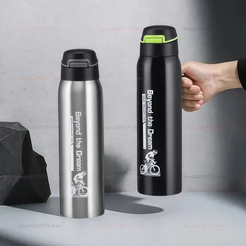 PeakCore vákuumos rozsdamentes acél kulacs 500 ml, dupla falú, szivárgásmentes, kültéri használatra
