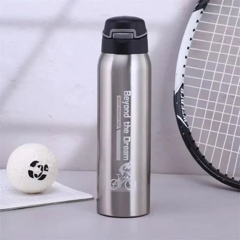 PeakCore vákuumos rozsdamentes acél kulacs 500 ml, dupla falú, szivárgásmentes, kültéri használatra