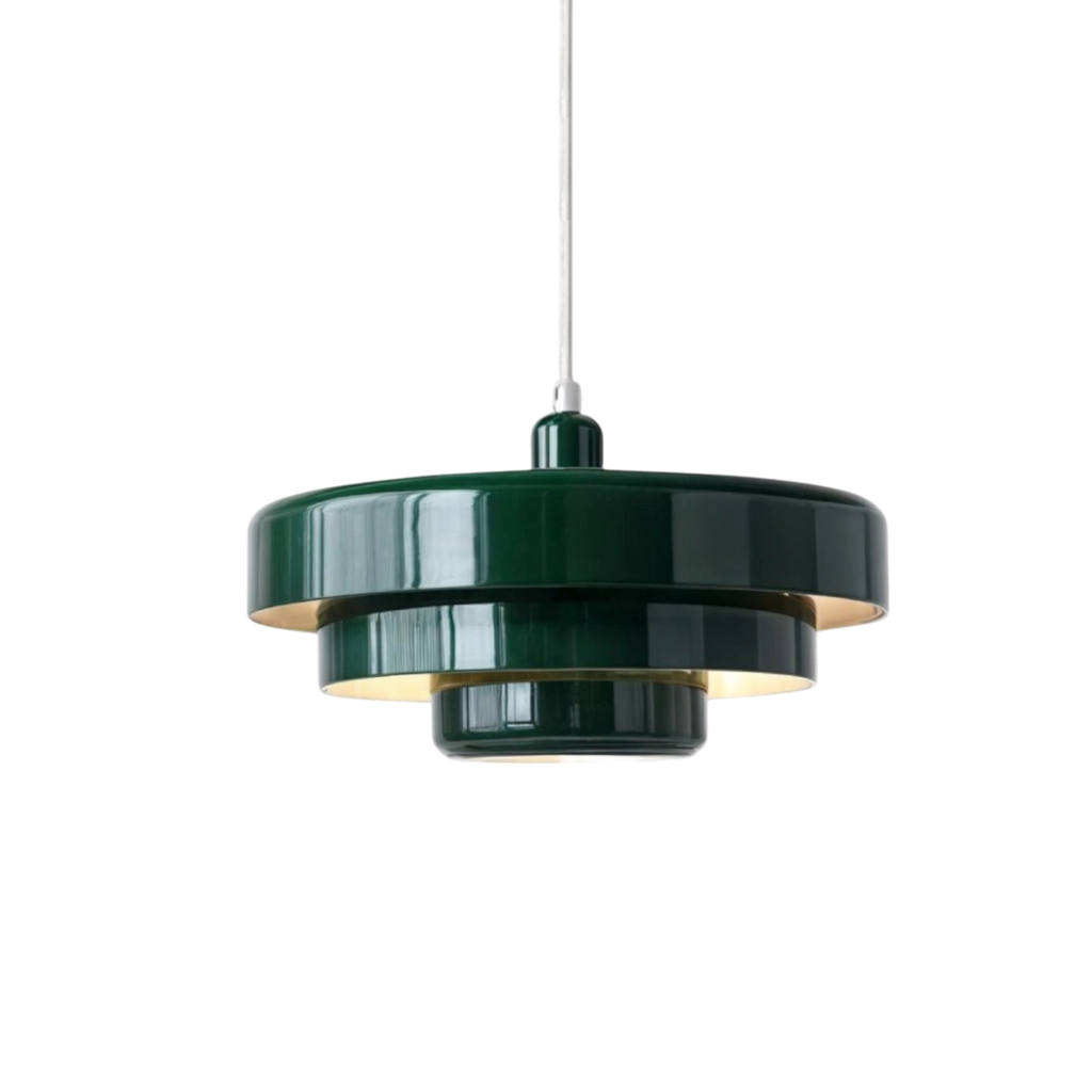 Bauhaus Style Layered Glass Pendant Lamp For Modern Interiors
