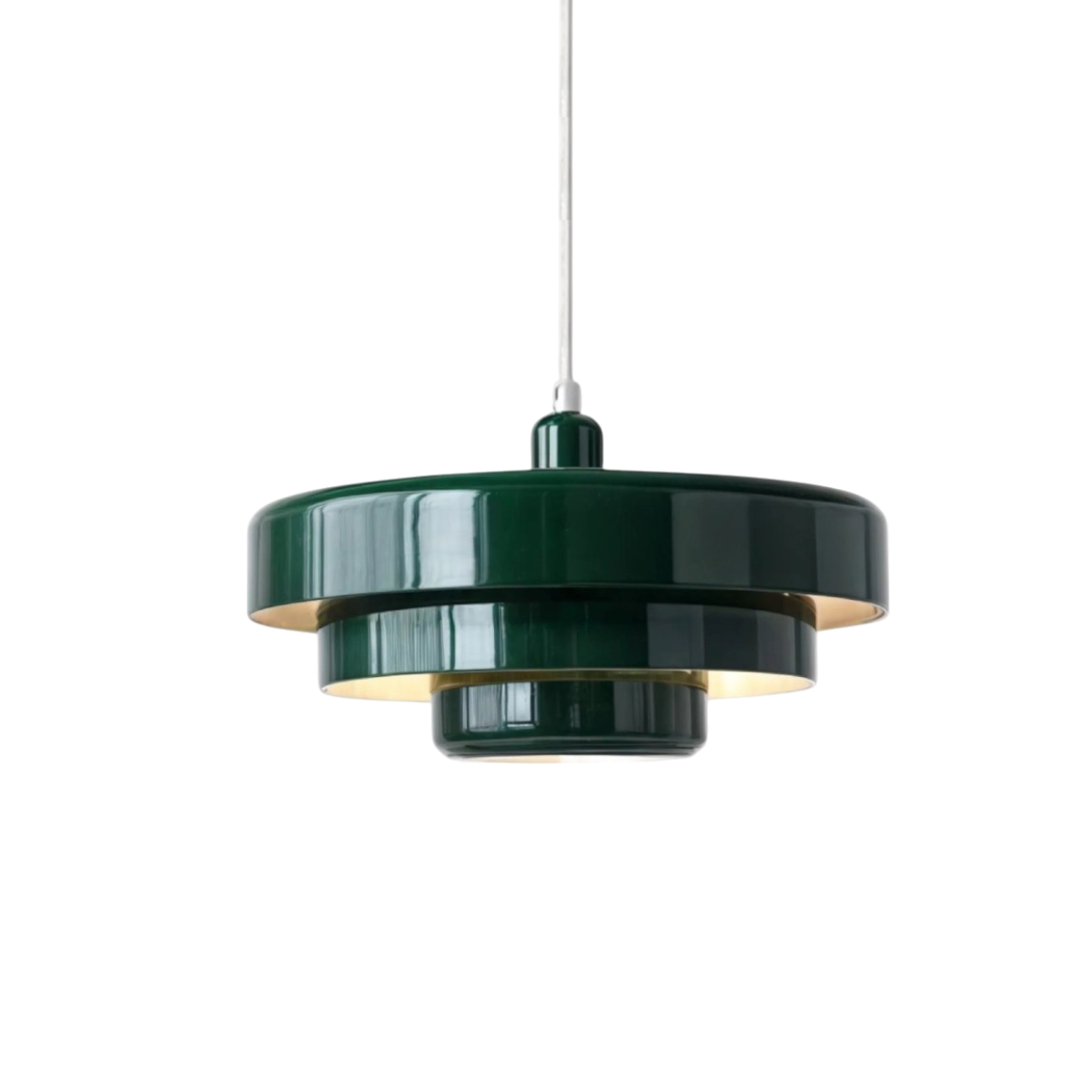 Bauhaus Style Layered Glass Pendant Lamp For Modern Interiors