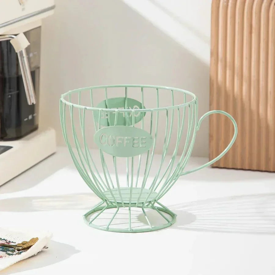 BrewNook Compact Decorative Shelf For Coffee Capsules And Treats For Coffee Lovers