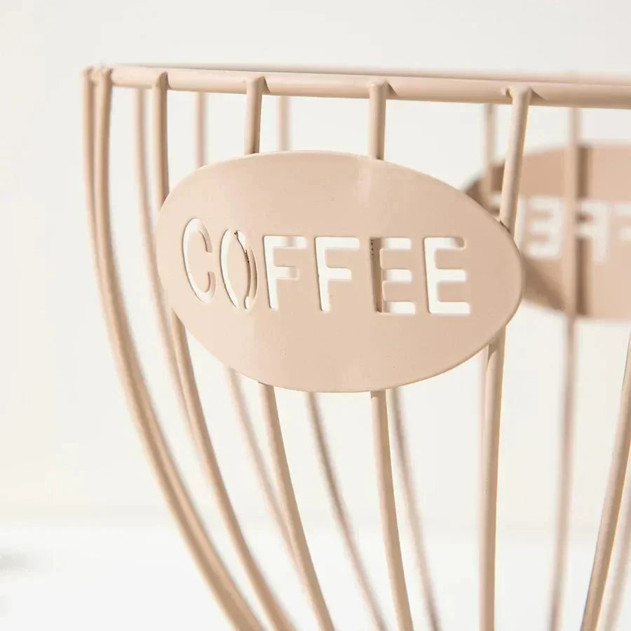 BrewNook Compact Decorative Shelf For Coffee Capsules And Treats For Coffee Lovers