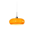 Compact Pendant Light With Glass, Bauhaus Inspired Ceiling Fixture