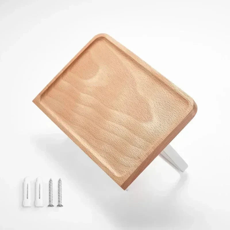 Porta rotolo in legno moderno Timberflow per bagni contemporanei