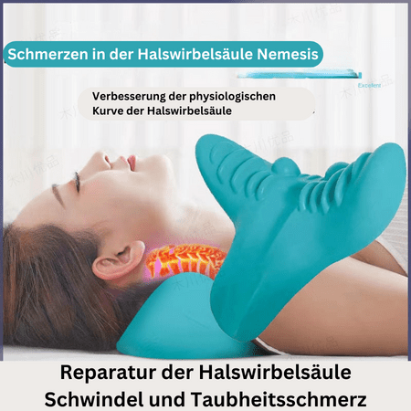 CalmEase ergonomikus nyakmasszázs párna a relaxációért és fájdalomcsillapításért