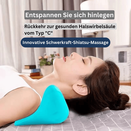 CalmEase ergonomikus nyakmasszázs párna a relaxációért és fájdalomcsillapításért