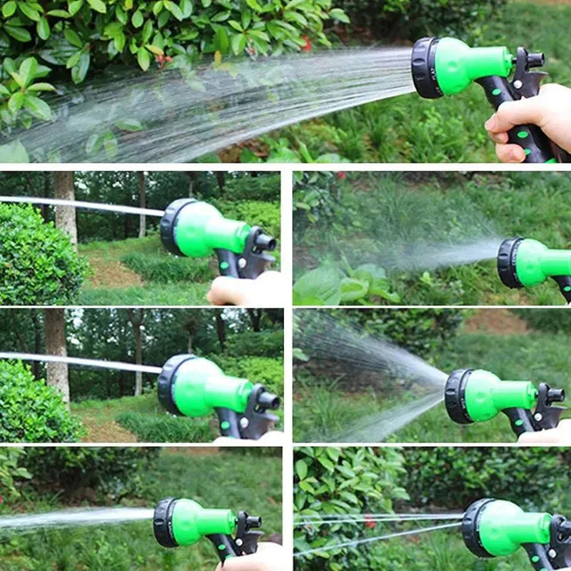 HYDROFLEX PRO ausziehbarer Schlauch für Garten und Terrasse mit sieben Sprühmuster