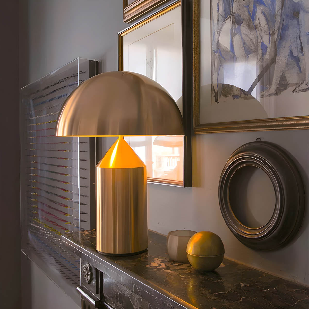 Aurelian Glow moderne lampe med lysende design for oppholdsrom