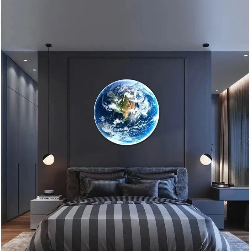 TerraGlow Modern Gömb LED Fali Lámpa Üveg Árnyékolóval