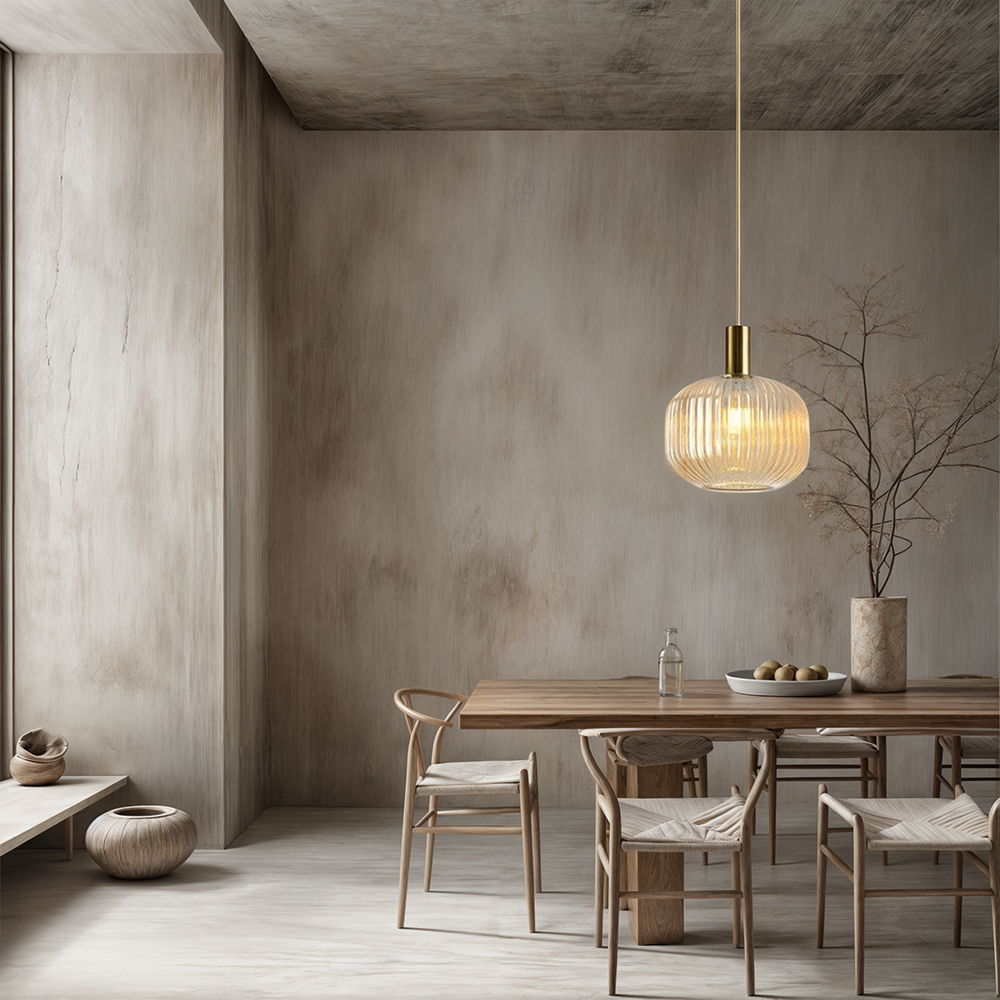 Rosalie riflet glasspendler Nordic Glow for kjøkken