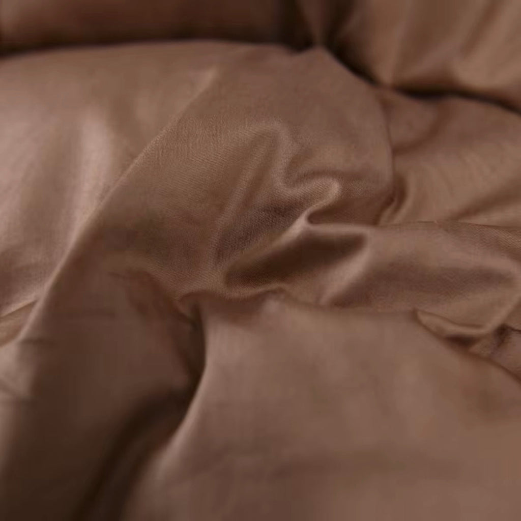 Orntli Liora Brown Goose Down Comforter Lightweight Luxury