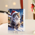 WhiskerJoy Kočičí adventní kalendář 24 dní s vintage akrylovými přívěsky pro milovníky koček