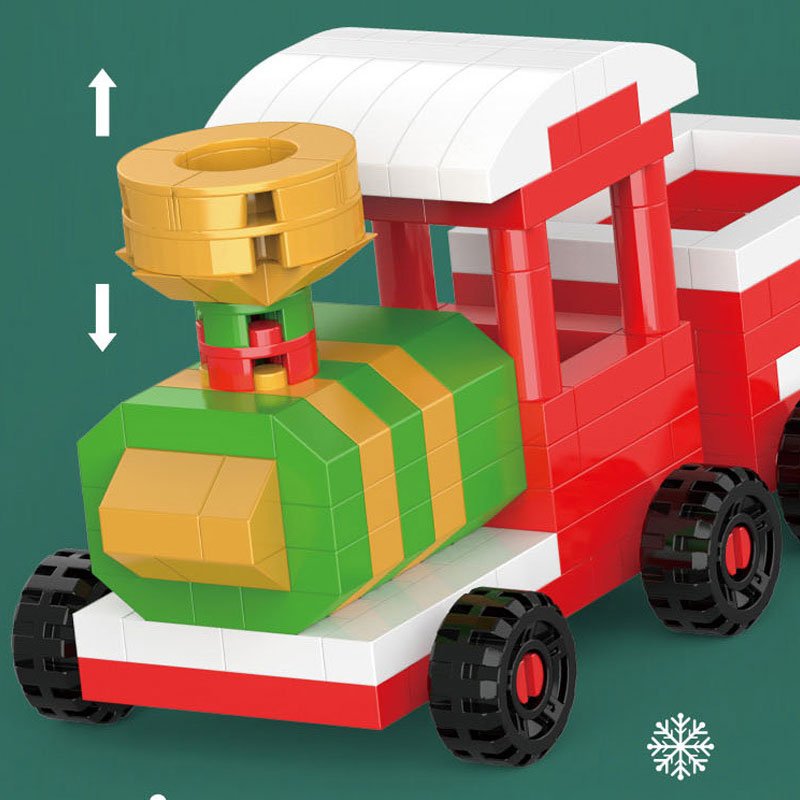 Frosty Blocks julebyggesett for kreativ lek for barn