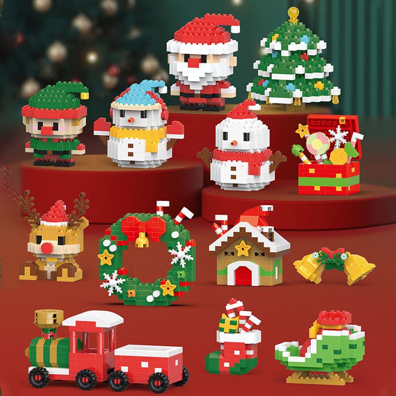 Frosty Blocks julebyggesett for kreativ lek for barn