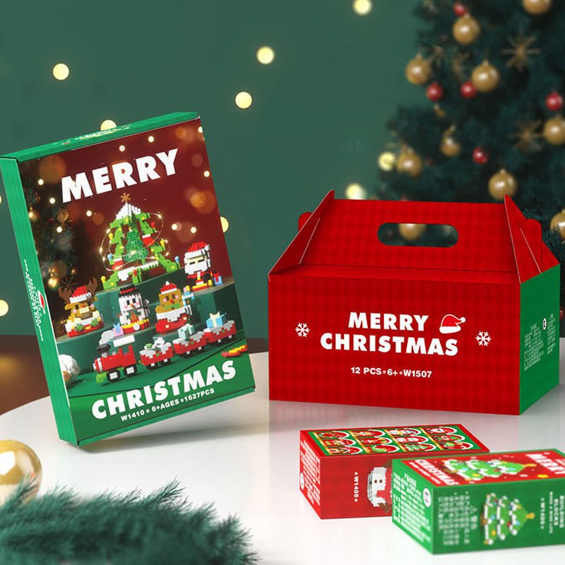 Frosty Blocks julebyggesett for kreativ lek for barn