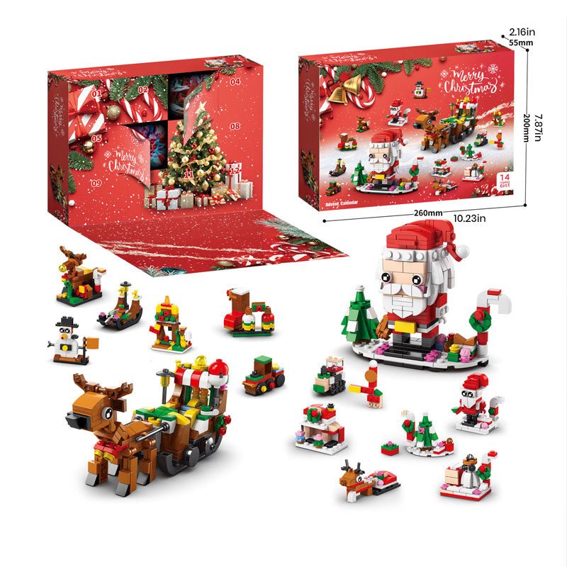 Frosty Blocks julebyggesett for kreativ lek for barn