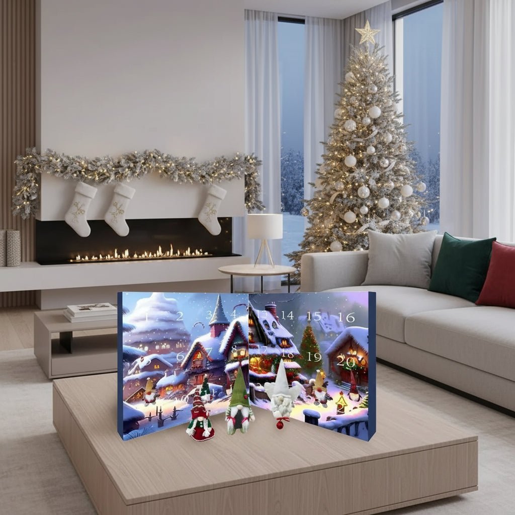 LumenNest Elf adventi naptár 24 meglepetéssel gyerekeknek, visszaszámlálás karácsonyig