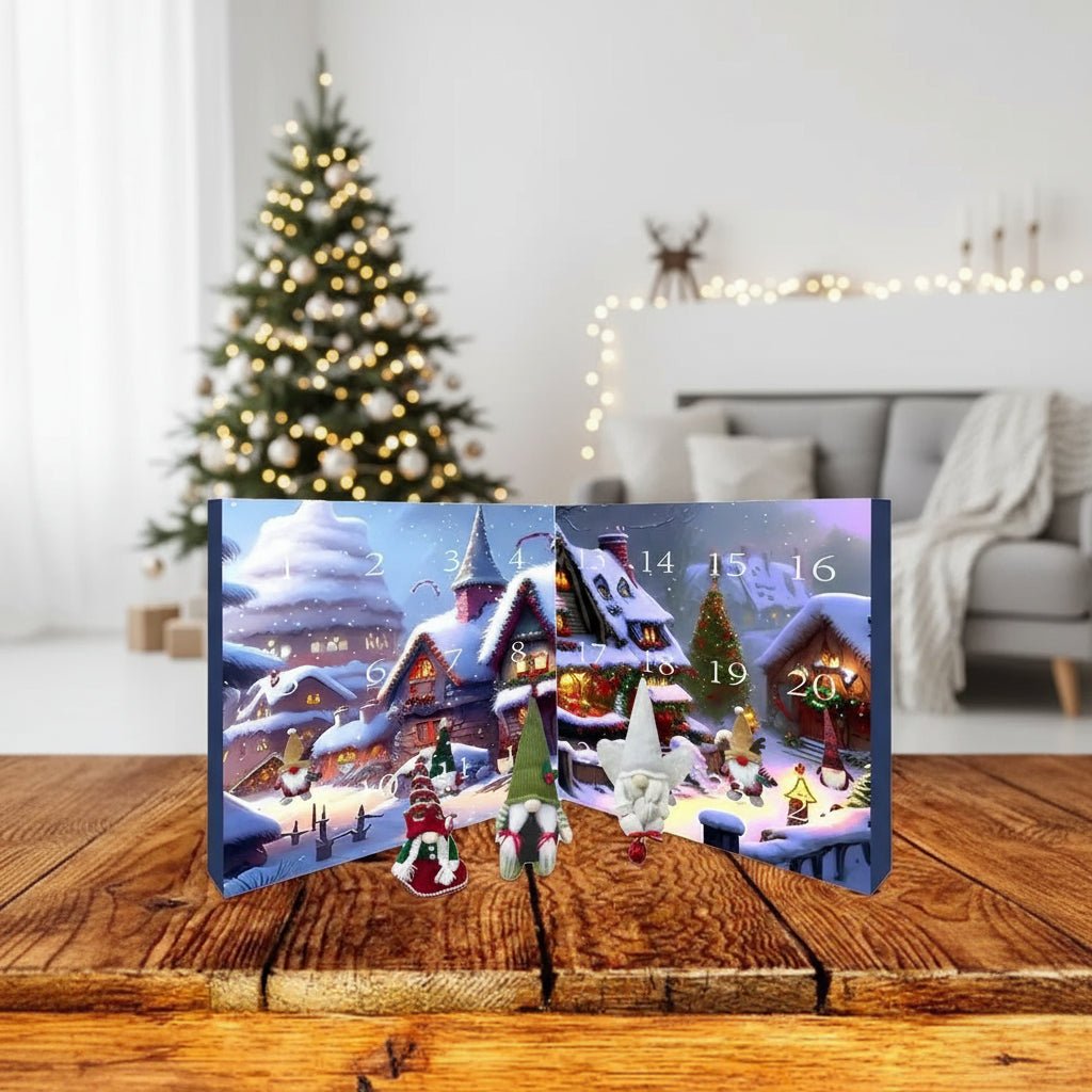 LumenNest Elf adventi naptár 24 meglepetéssel gyerekeknek, visszaszámlálás karácsonyig