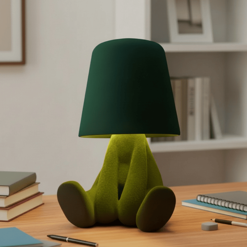 AuraForm LED Lamp in Human Shape for Creative Desks and Rooms With Warm Lighting