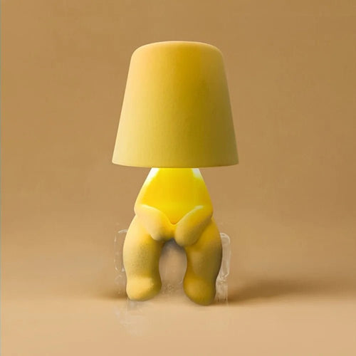 AuraForm LED-Lampe in Menschenform für kreative Schreibtische und Räume mit warmem Licht
