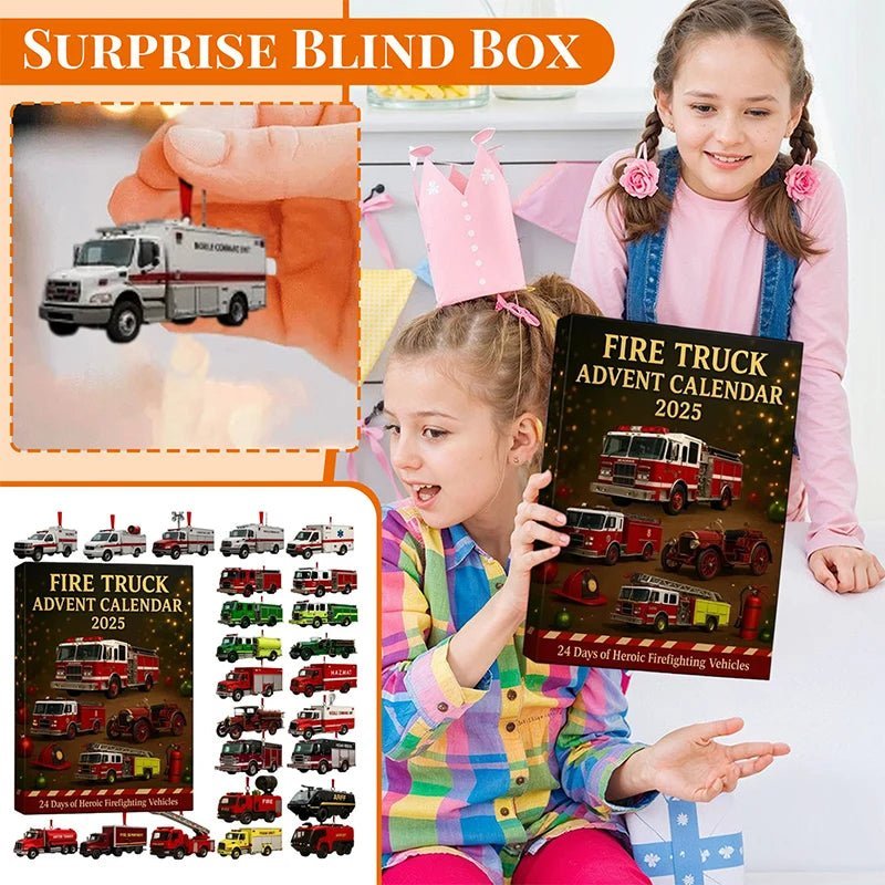 BlazeSpark Fire Truck Advent Calendar 24 Days For Kids With Festive Countdown