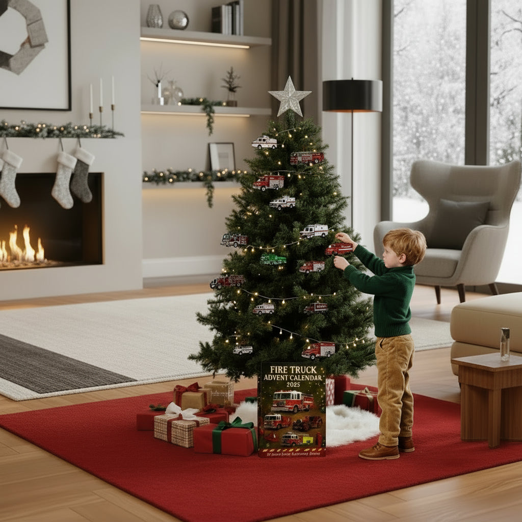 BlazeSpark Fire Truck Advent Calendar 24 Days For Kids With Festive Countdown