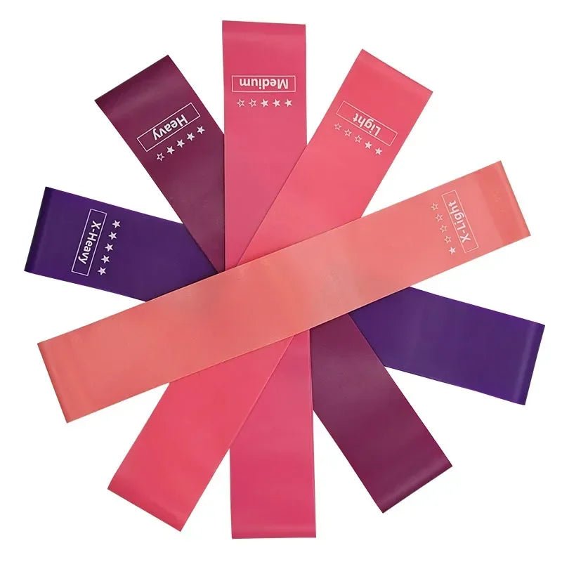 PulseFlex Versatile Resistance Bands Set With Five Levels For Full Body Home Workouts